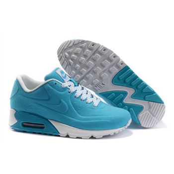 Nike Air Max 90 Hyp Prm Women Blue White Running Shoes Netherlands